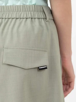 Tailoring Stitch Bermuda Shorts Salvia<Cordera Best