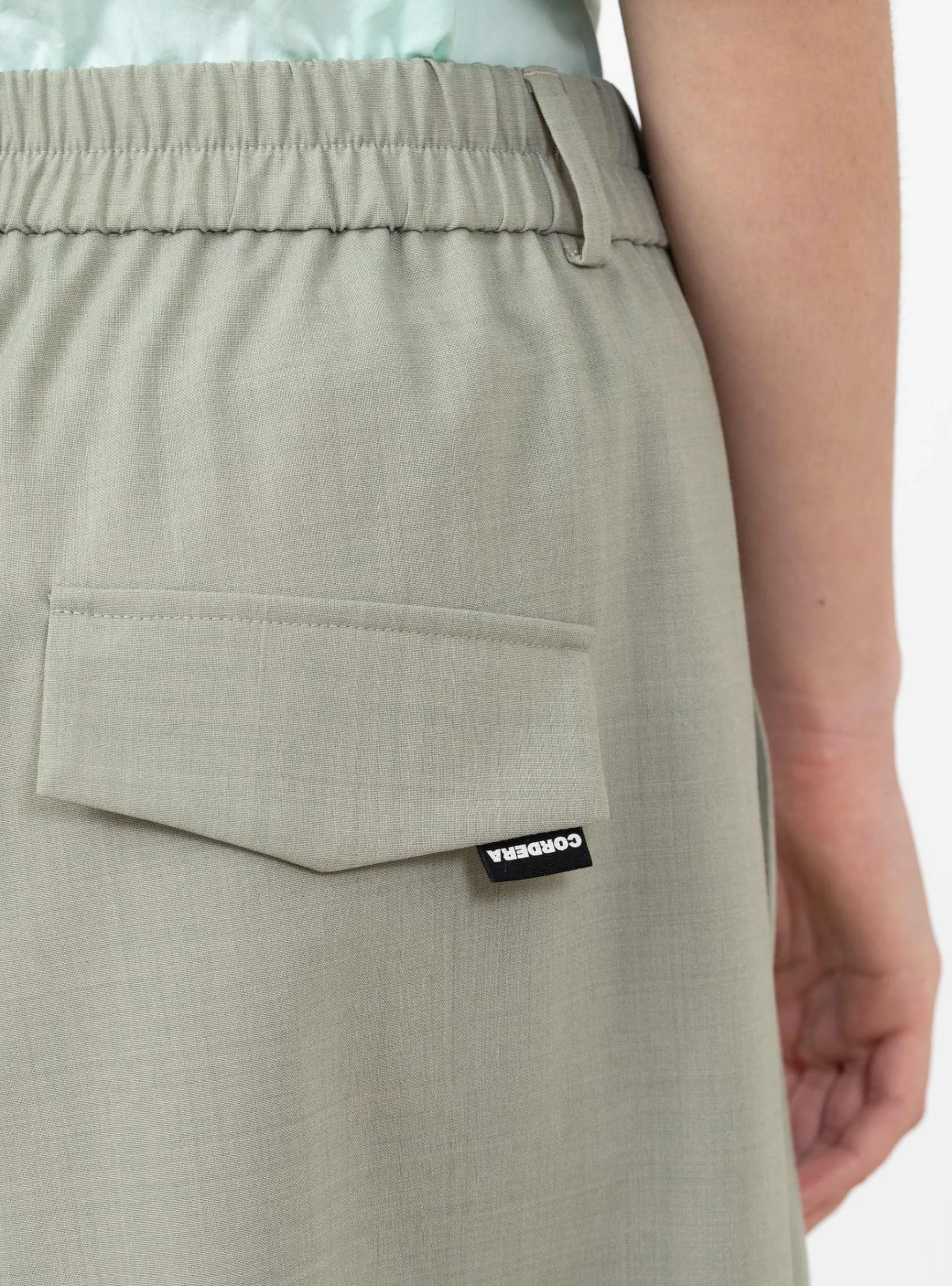 Tailoring Stitch Bermuda Shorts Salvia<Cordera Best