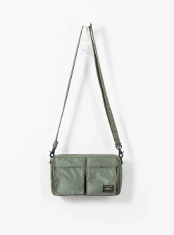TANKER Clip Shoulder Bag Sage Green<Porter Yoshida & Co. New