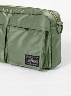 TANKER Clip Shoulder Bag Sage Green<Porter Yoshida & Co. New