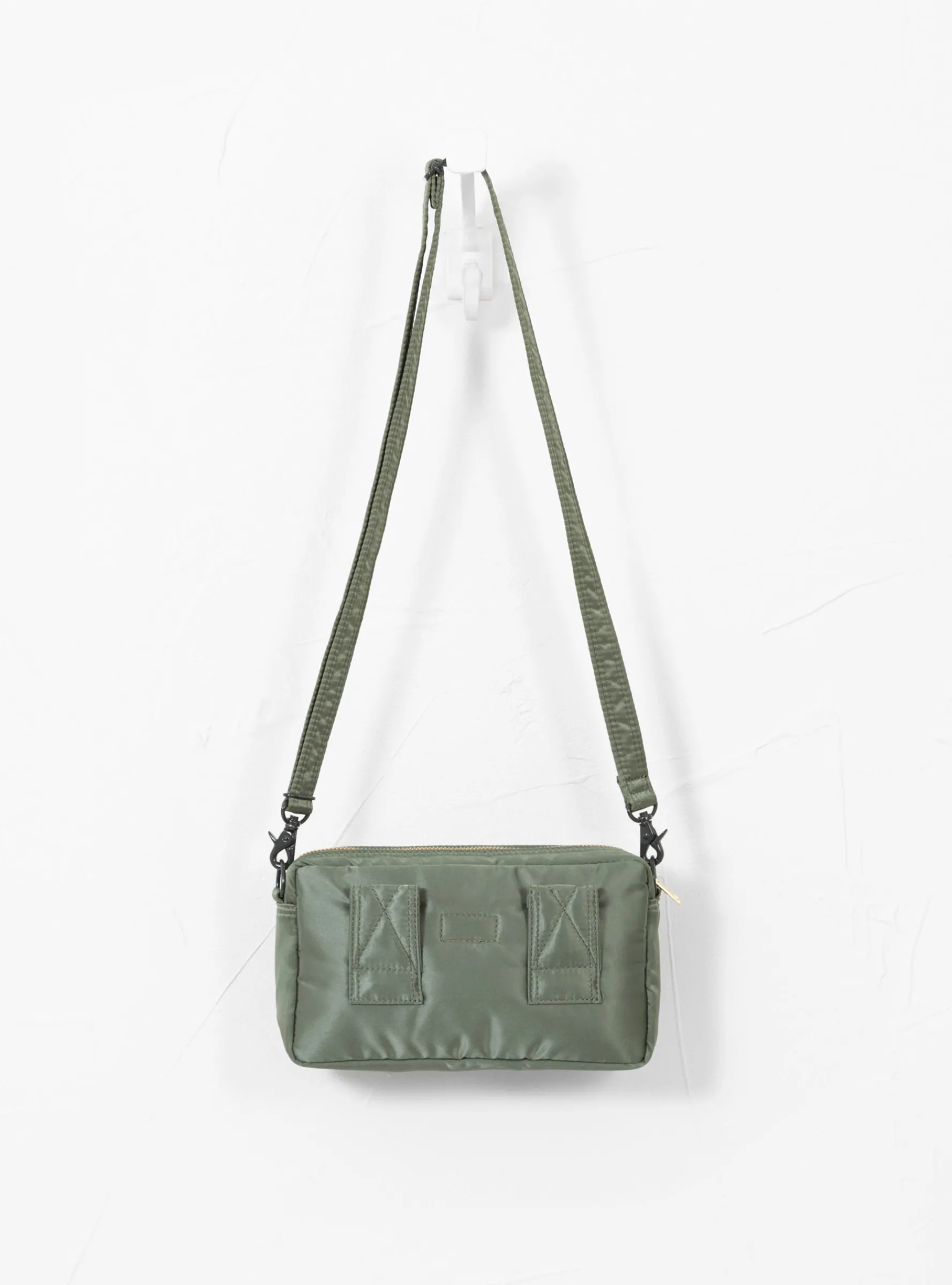 TANKER Clip Shoulder Bag Sage Green<Porter Yoshida & Co. New