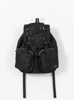 TANKER Patch Pocket Rucksack Black<Porter Yoshida & Co. Best
