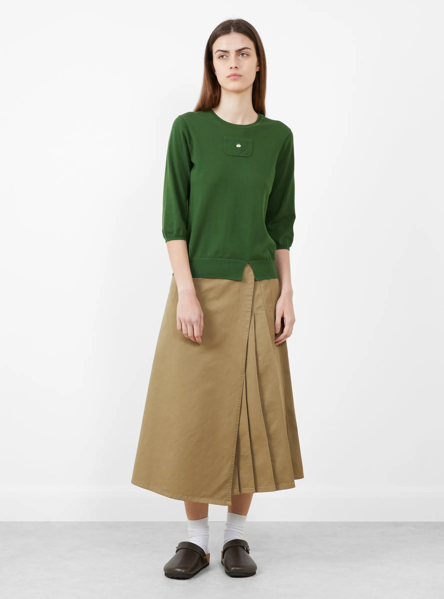 Tasca Knit Jumper Green<Minä Perhonen Outlet
