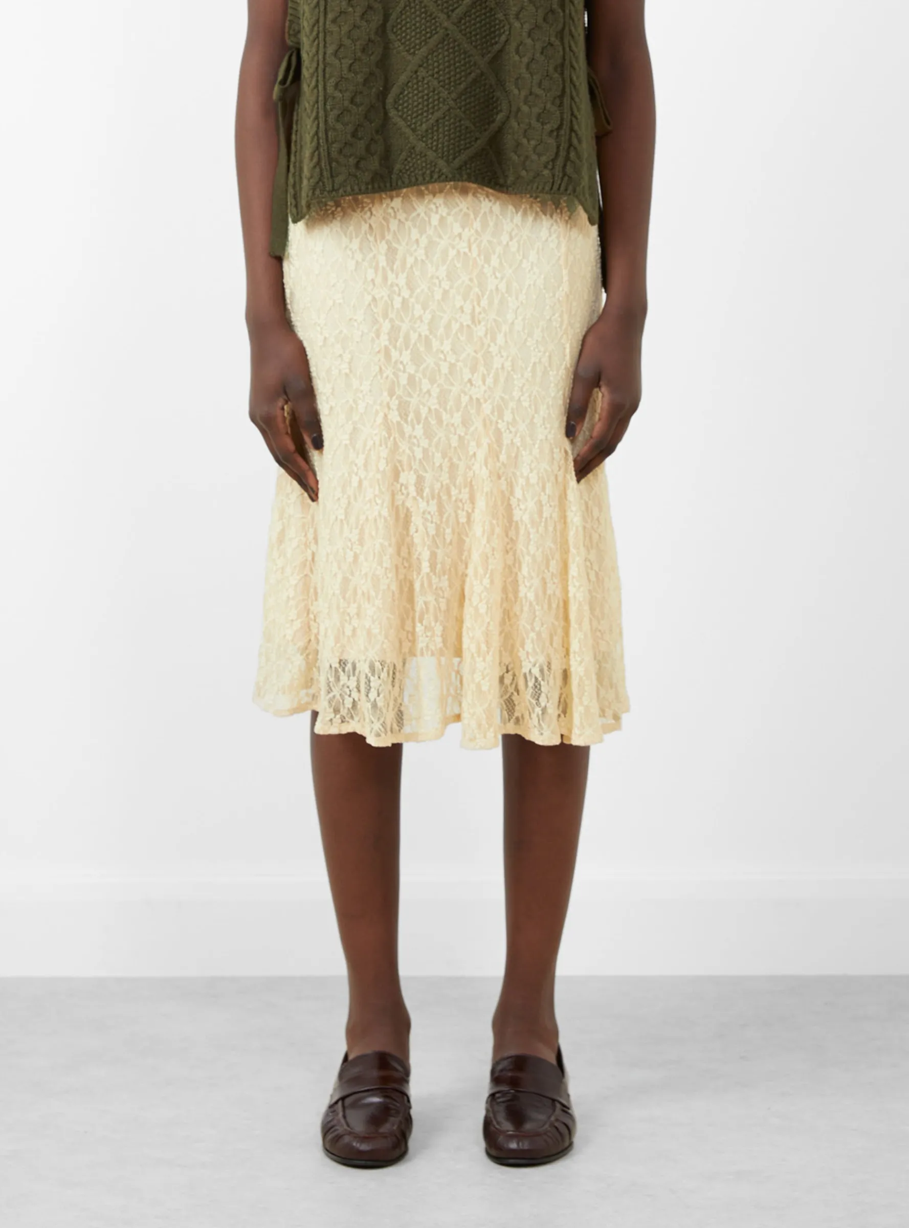 Taylor Skirt Lace Cream<Rejina Pyo Discount