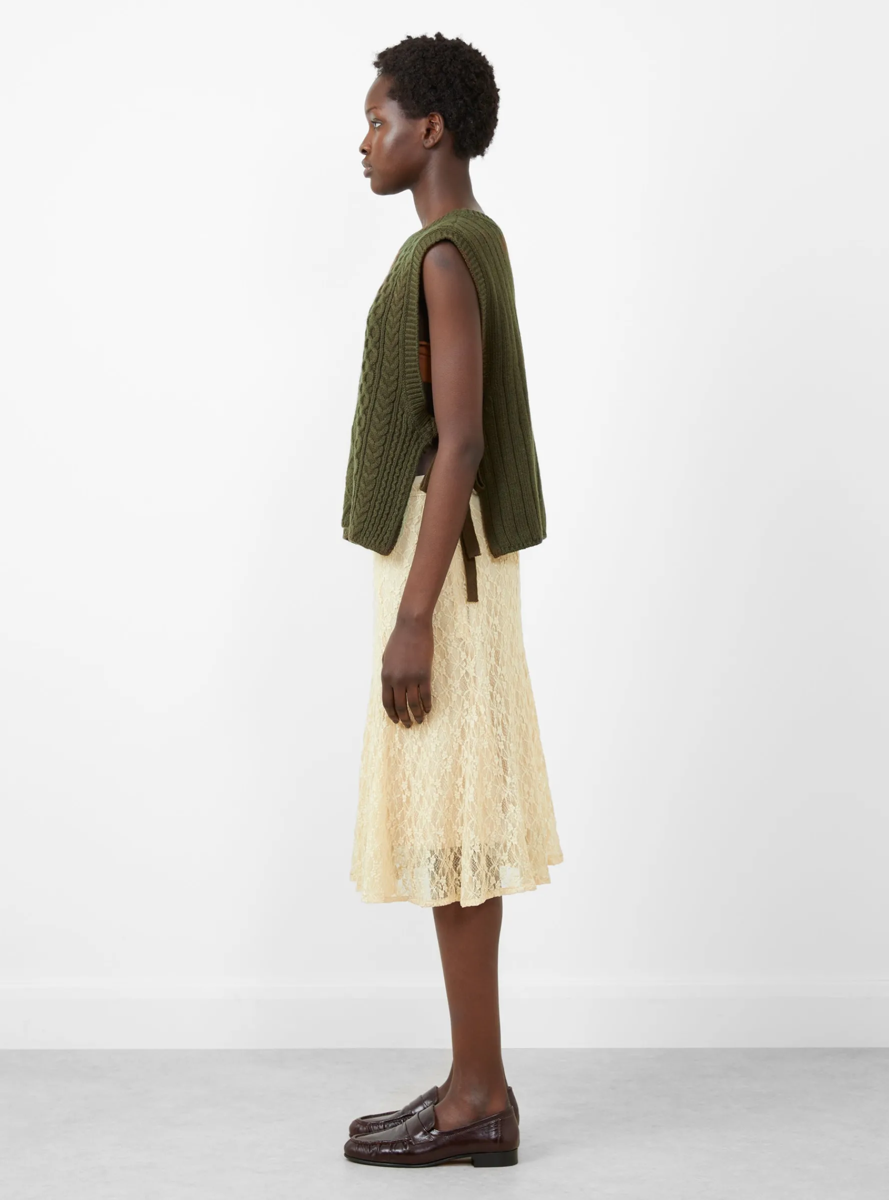 Taylor Skirt Lace Cream<Rejina Pyo Discount