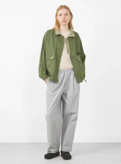 Tencel Cotton Chino Jacket Olive<nanamica Clearance