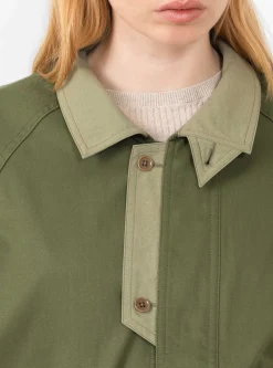 Tencel Cotton Chino Jacket Olive<nanamica Clearance