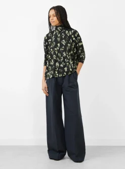 Thandi Top Black IKat<CHRISTIAN WIJNANTS Best