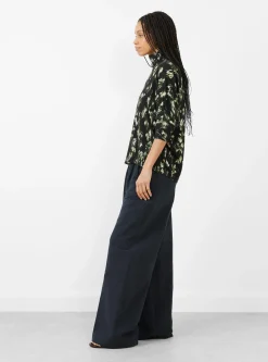 Thandi Top Black IKat<CHRISTIAN WIJNANTS Best