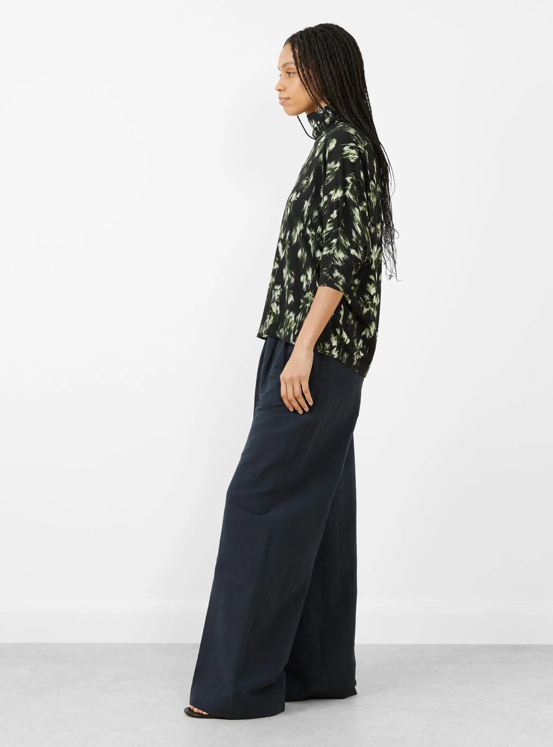 Thandi Top Black IKat<CHRISTIAN WIJNANTS Best