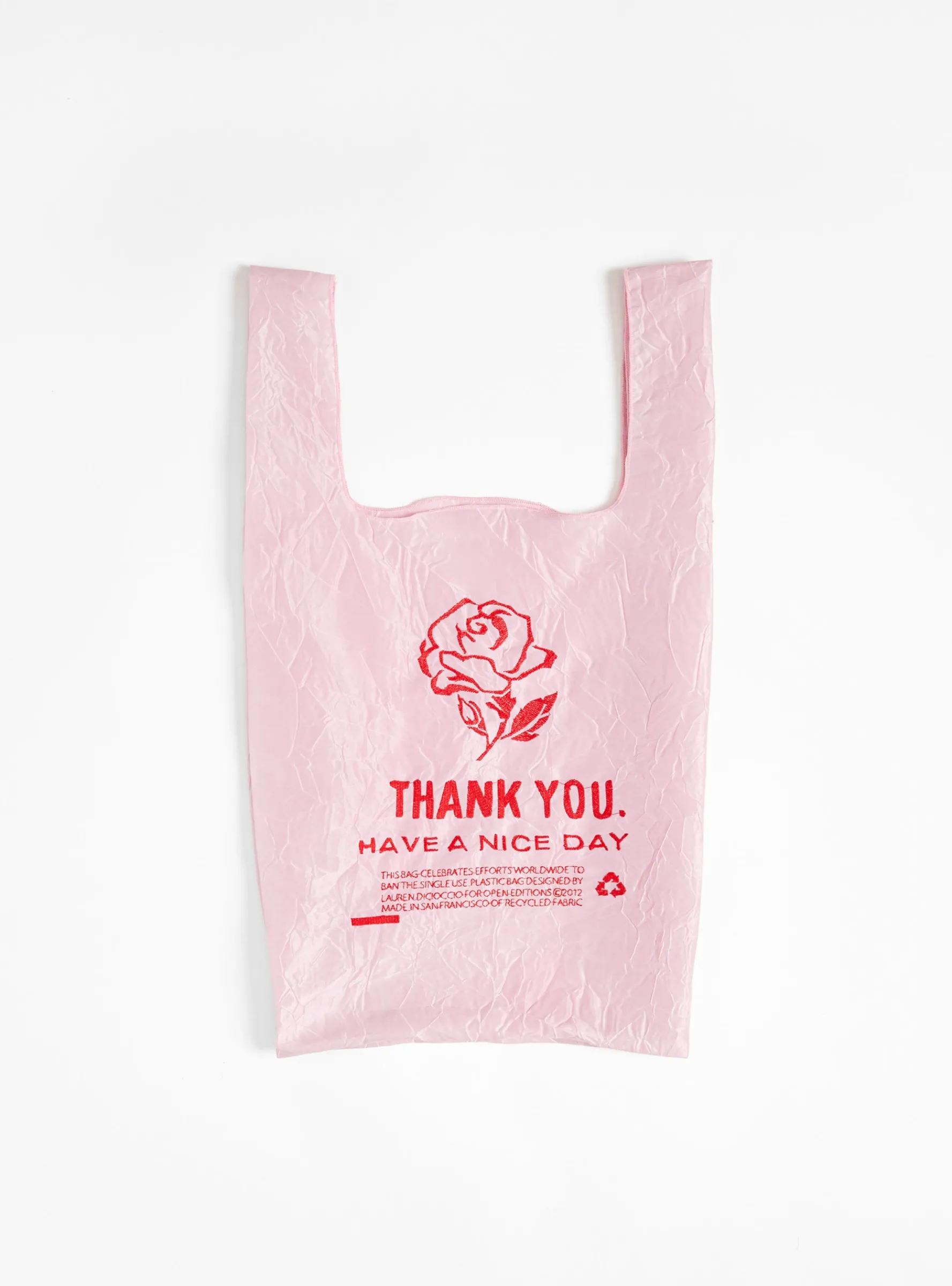 Thank you Bag Rose on Pink<Open Editions Fashion