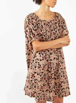 The Bedroom Dress Beige Canyon Floral<THE GREAT. Outlet