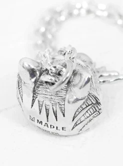 The Cat Necklace Silver<Maple Fashion