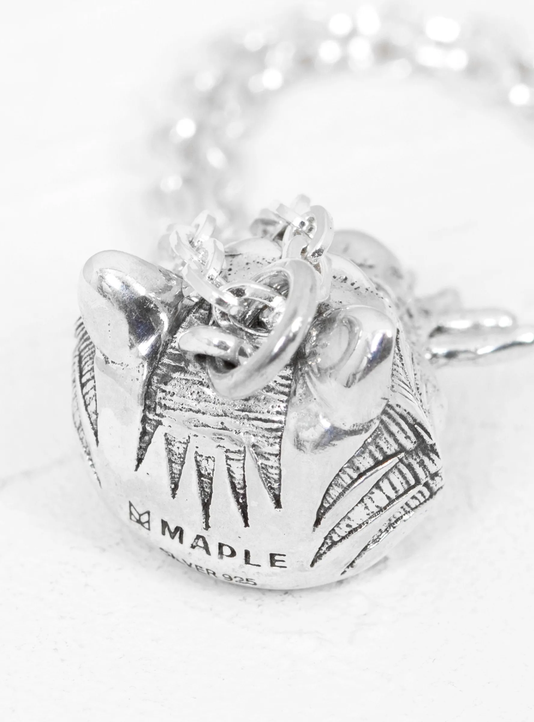 The Cat Necklace Silver<Maple Fashion