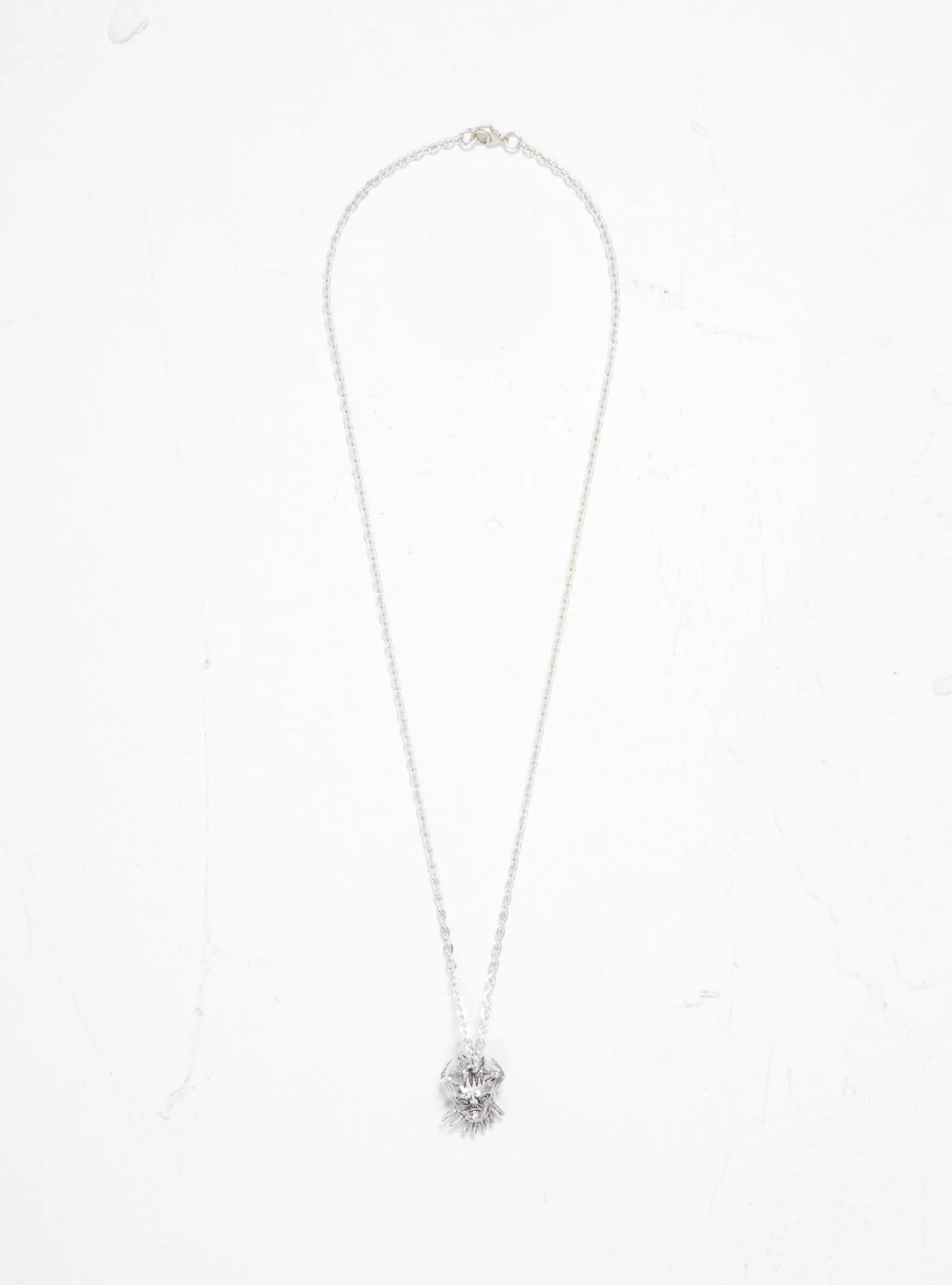 The Cat Necklace Silver<Maple Fashion