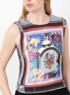 Thelma Pleated Top Alice Blue<Julia Heuer Clearance