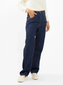 The Miner Rinse Wash Jeans Blue<THE GREAT. Online