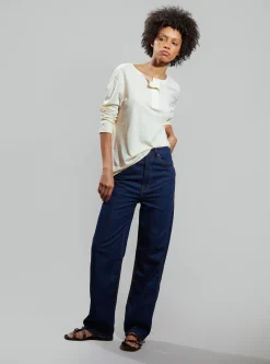 The Miner Rinse Wash Jeans Blue<THE GREAT. Online