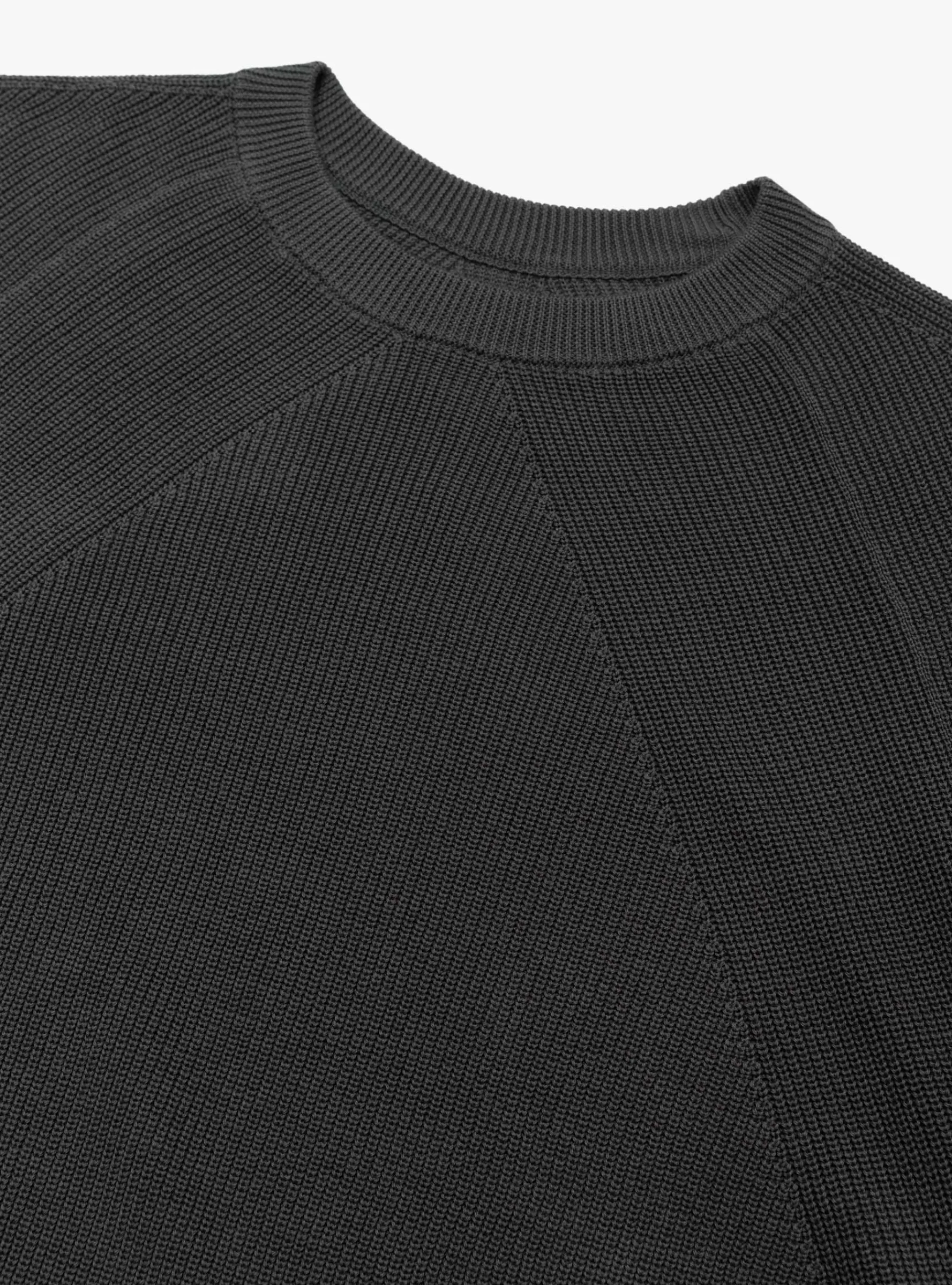 The Sea Island Signature Crewneck Dark Grey<BATONER Clearance