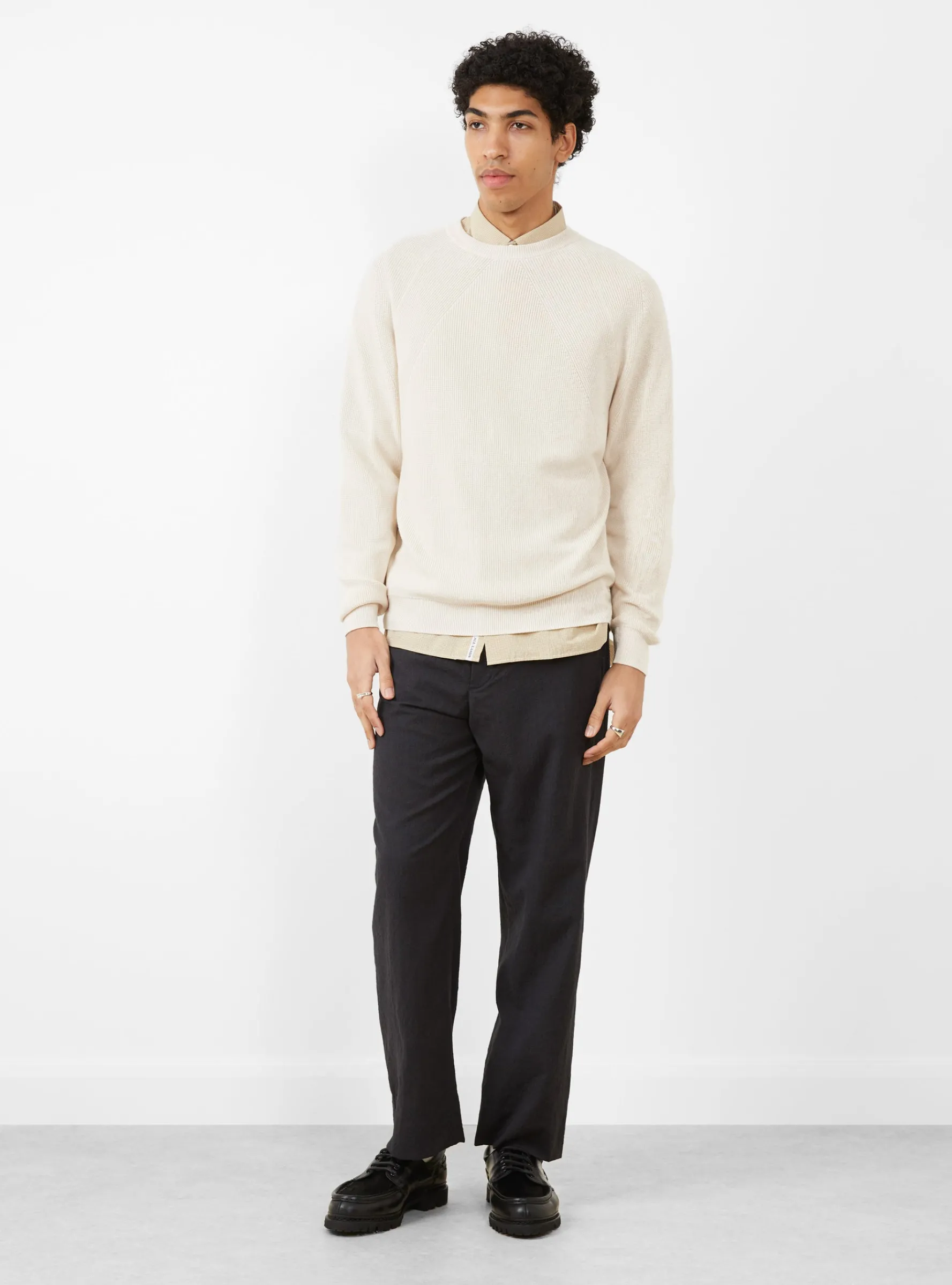 The Sea Island Signature Crewneck Ivory<BATONER Sale