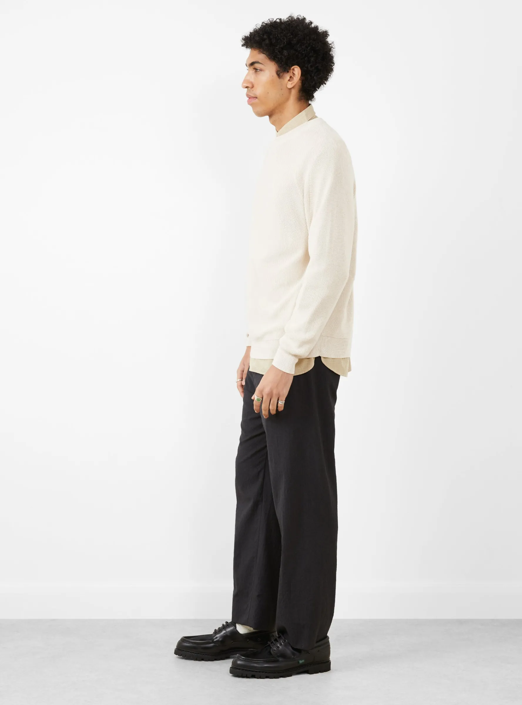 The Sea Island Signature Crewneck Ivory<BATONER Sale