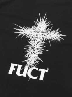 Thorn Cross Tee Black<FUCT Best