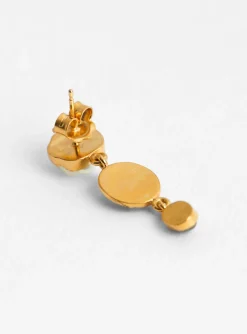 Three Charm Moving Drop Earrings Green<Grainne Morton Clearance
