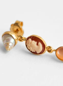 Three Charm Moving Drop Earrings Pink<Grainne Morton Outlet