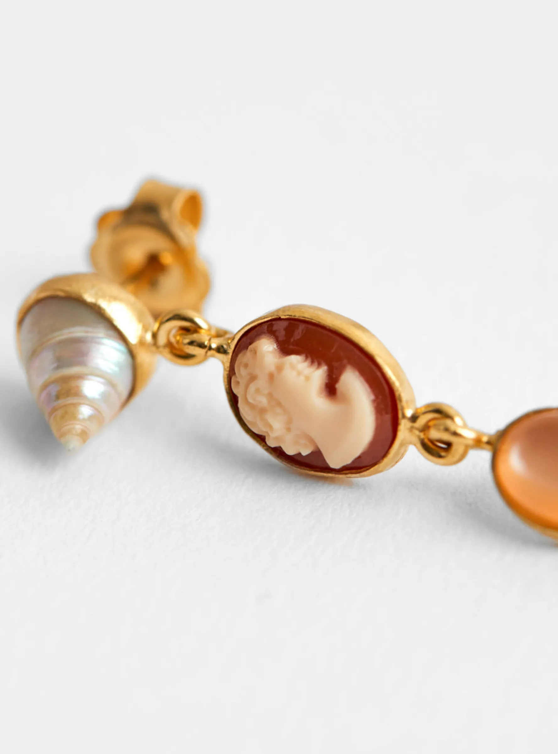Three Charm Moving Drop Earrings Pink<Grainne Morton Outlet