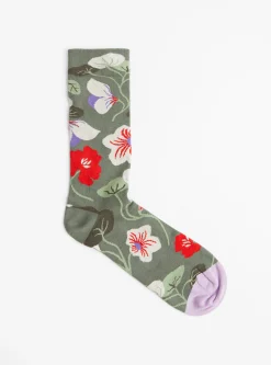 Tiger Socks Cedar Flowers<Bonne Maison Clearance