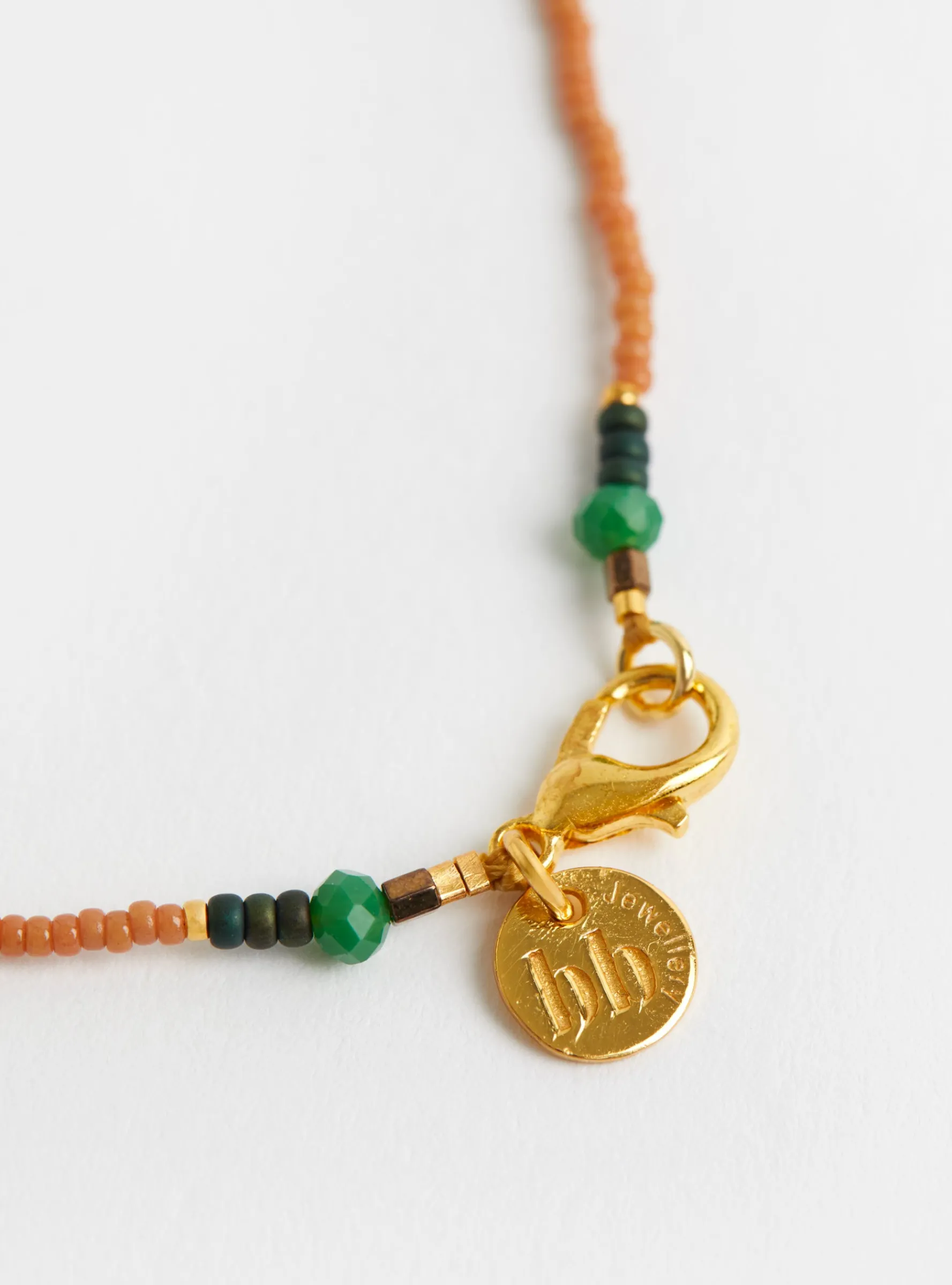 Tiny Pressed Bead Necklace Turquoise<Blythe Bruckner Discount