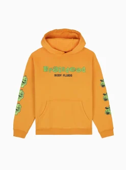 Toad Licker Hoodie Sweatshirt Orange<Brain Dead Online