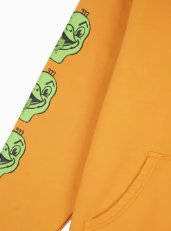 Toad Licker Hoodie Sweatshirt Orange<Brain Dead Online
