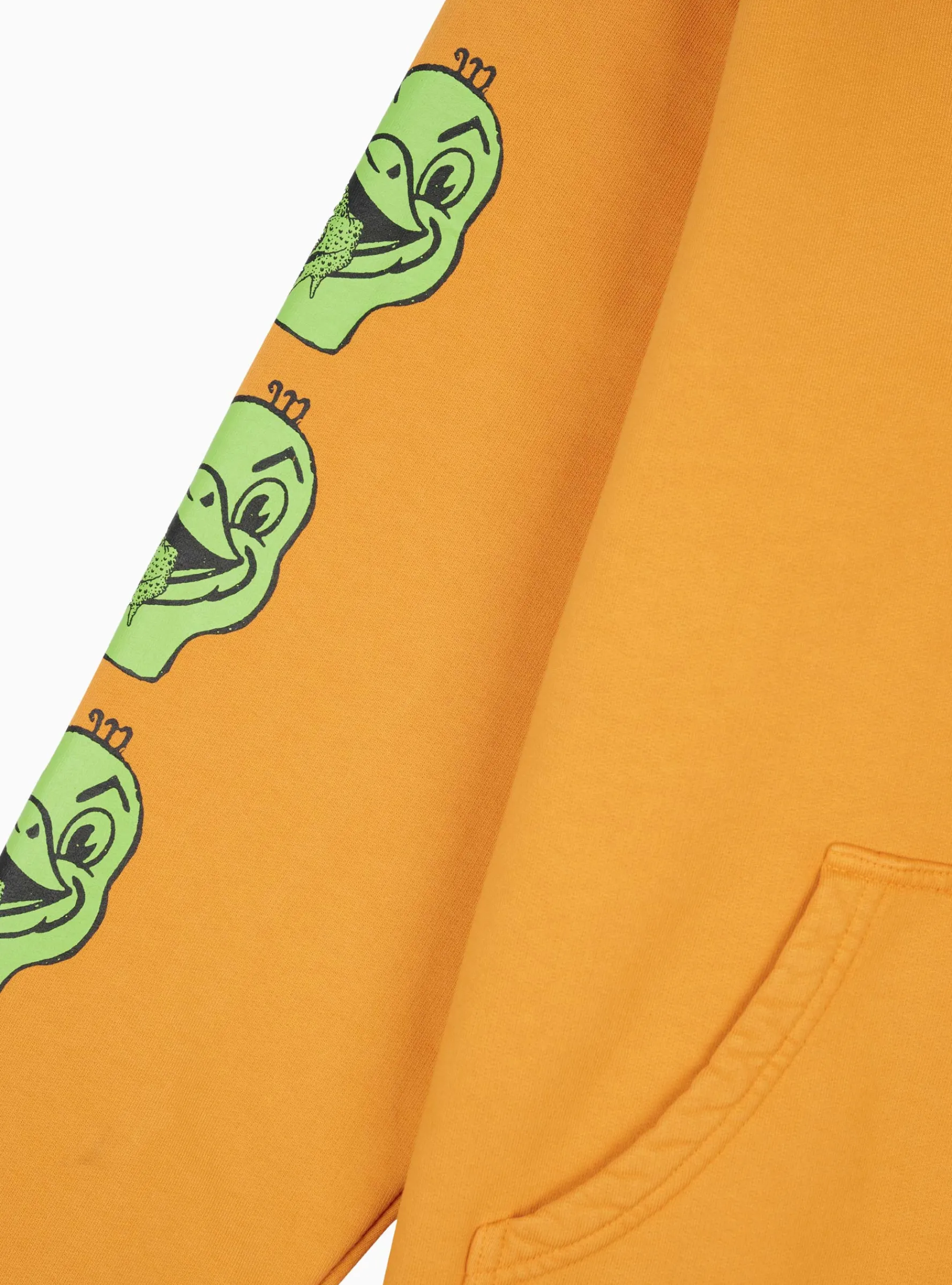 Toad Licker Hoodie Sweatshirt Orange<Brain Dead Online