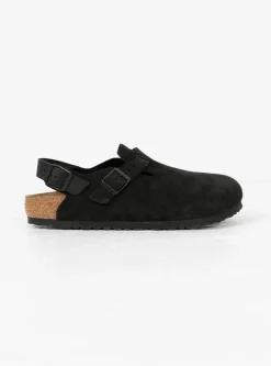 Tokio Suede Sandal Black<Birkenstock New