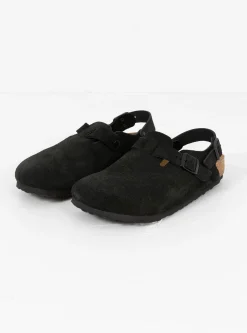 Tokio Suede Sandal Black<Birkenstock New