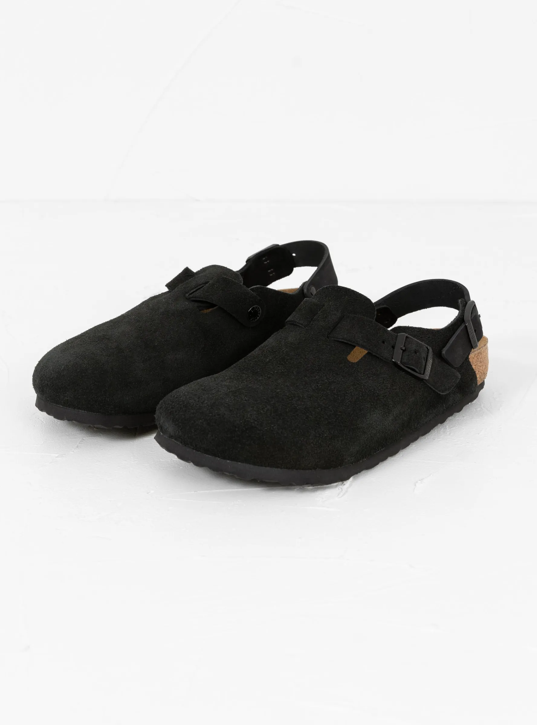 Tokio Suede Sandal Black<Birkenstock New