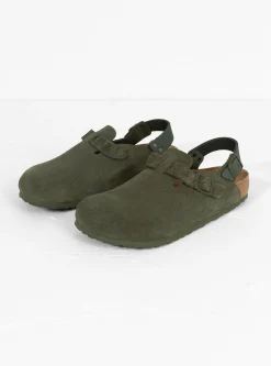 Tokio Suede Sandals Thyme<Birkenstock Hot