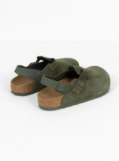 Tokio Suede Sandals Thyme<Birkenstock Hot