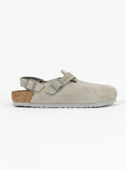 Tokio Suede Sandal Stone Coin<Birkenstock Outlet