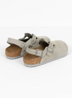 Tokio Suede Sandal Stone Coin<Birkenstock Outlet