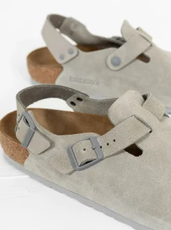 Tokio Suede Sandal Stone Coin<Birkenstock Outlet