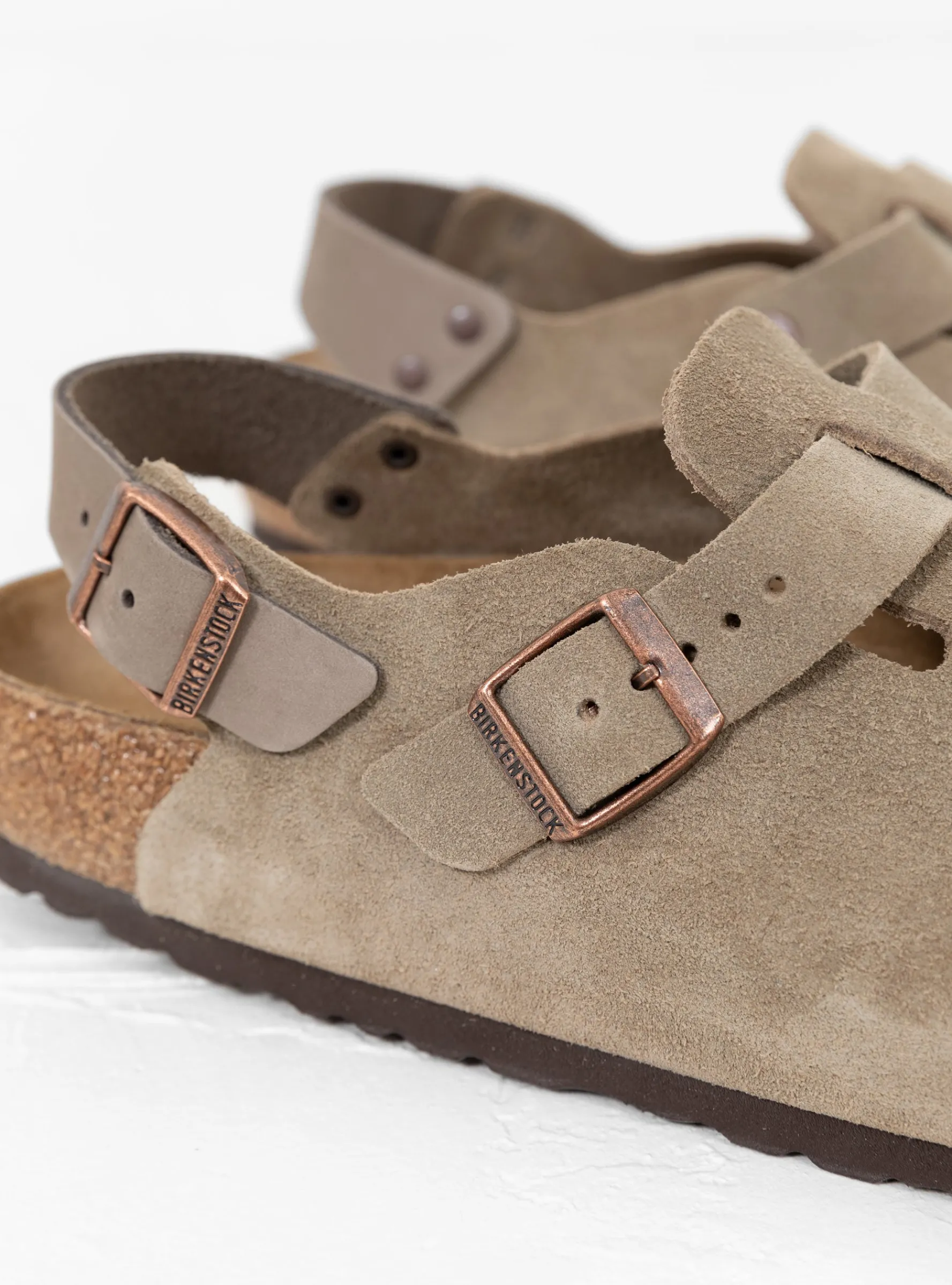 Tokio Suede Sandal Taupe<Birkenstock Online