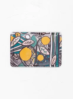Tomiko Jaune Vert Tray M<Lalie Design Outlet