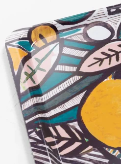 Tomiko Jaune Vert Tray M<Lalie Design Outlet