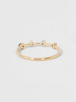 Tonal Four-Step Ring 14k Yellow Gold<Wwake Fashion