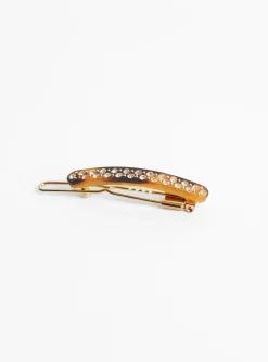 Tortoiseshell with Swarovski Hair Clip<Kanel Outlet
