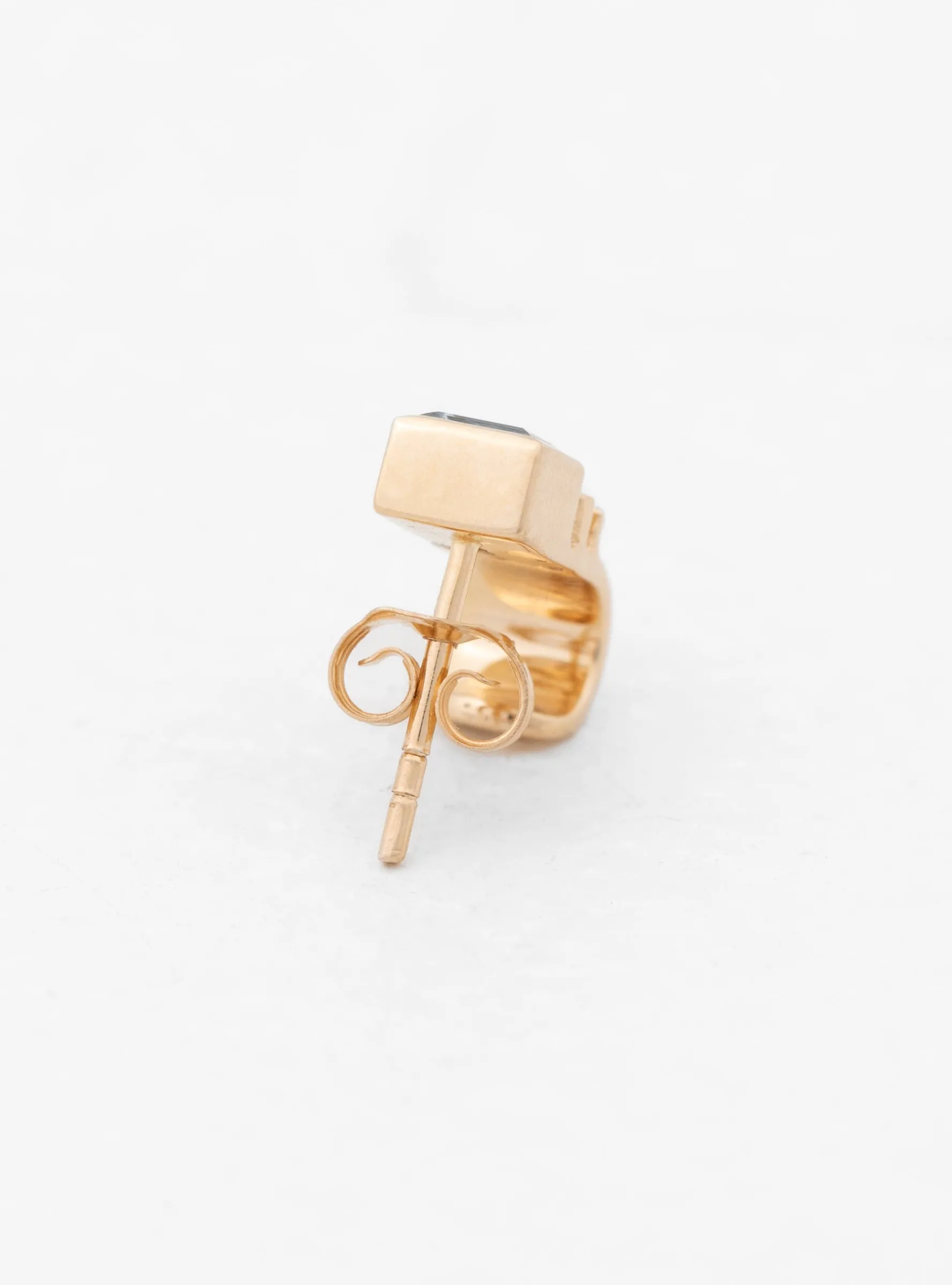 Totem Aquamarine Hoop Single Earring<Celine Daoust Online