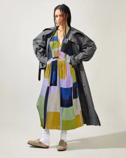 Transit Plisse Dress Multi<Henrik Vibskov Fashion