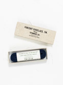 TRAVIS Shoelaces Deep Indigo<Vincent Shoelace Best